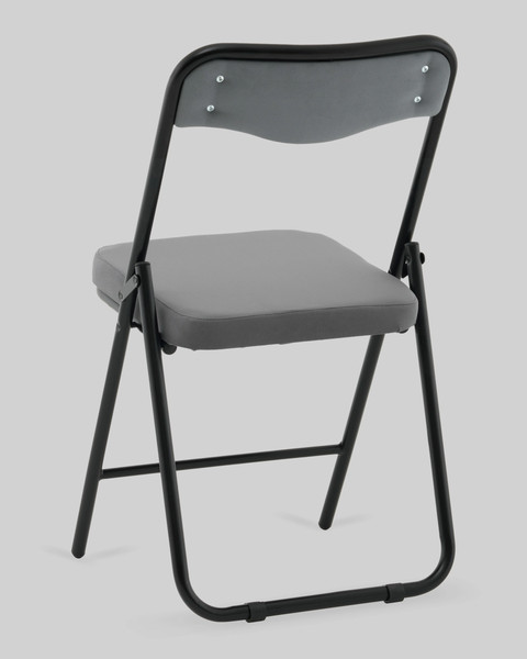 Изображение товара Стул Stool Group Джонни / fb-jonny-vl-32 (велюр велютто темно-серый/черный матовый)