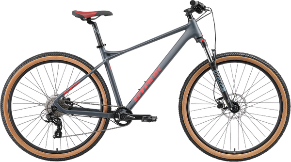 Изображение товара Велосипед STARK Hunter HD 29.1 2025 (19, антрацит матовый/красный, разобранный, в коробке)
