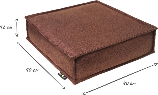 Изображение товара Подушка на стул ForErgo Пуф  PIL021 (коричневый)