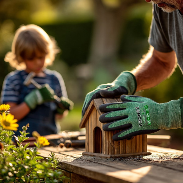 Изображение товара Перчатки защитные Kronex X-pro / PRO-3009 (зеленый микс)