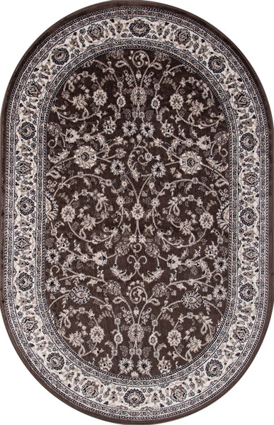 Изображение товара Ковер Merinos Valencia Deluxe d251-OVAL-BROWN (1.5х2.3)