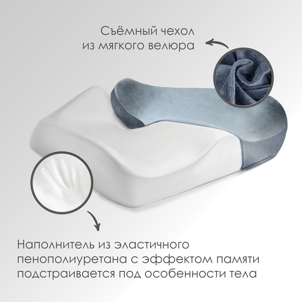 Изображение товара Подушка на стул ForErgo Контур PIL037 (серый)