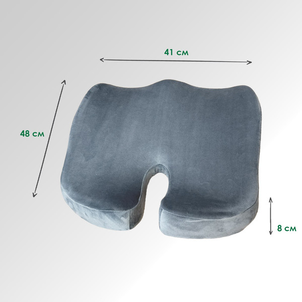 Изображение товара Подушка на стул ForErgo Контур PIL037 (серый)