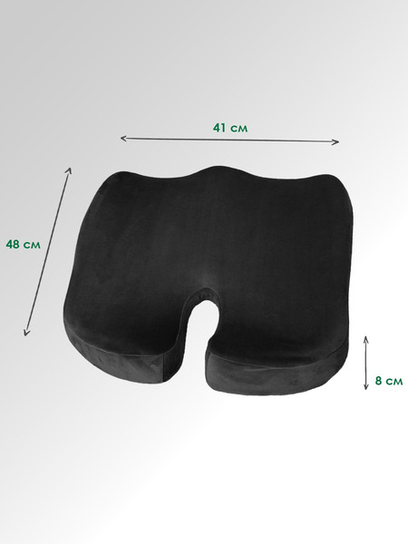 Изображение товара Подушка на стул ForErgo Контур PIL037 (черный)