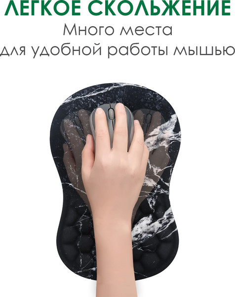 Изображение товара Коврик для мыши ForErgo Массажный PIL045 (черный)