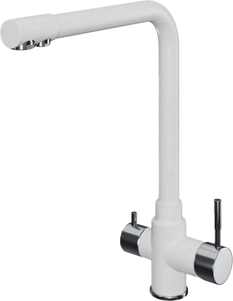 Изображение товара Смеситель Polygran Вега (белый хлопок)