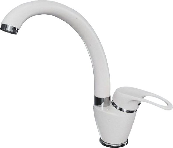 Изображение товара Смеситель Polygran Денеб (белый хлопок)