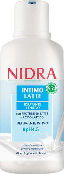 Изображение товара Гель для интимной гигиены Nidra Увлажняющий с молочными протеинами (500мл)