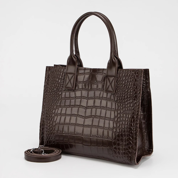 Изображение товара Сумка Poshete 931-8804-220-DBW (темно-коричневый)