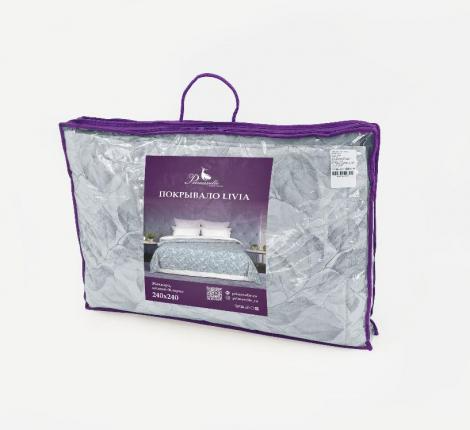 Изображение товара Покрывало Primavelle Livia 240х240 / 25471026-61Fl (флорис графит)