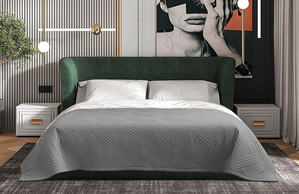 Изображение товара Покрывало Primavelle Velvet 240х260 / 251052426-02 (серый)