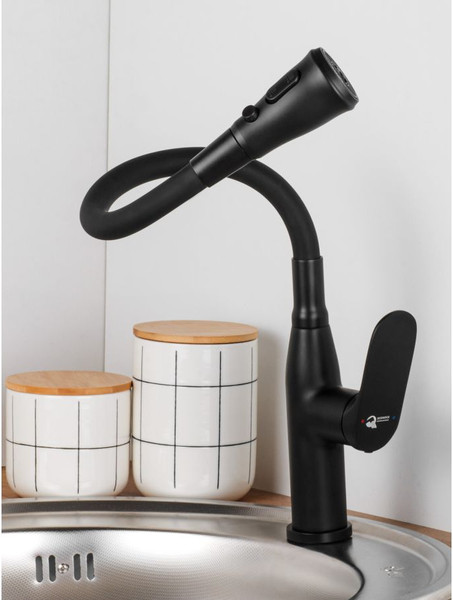 Изображение товара Смеситель Econoce D35 710 / EC0713BL (черный)