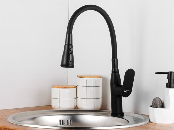 Изображение товара Смеситель Econoce D35 710 / EC0713BL (черный)