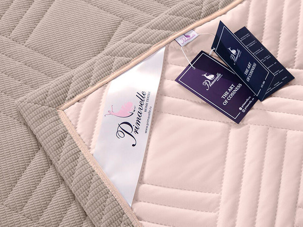 Изображение товара Покрывало Primavelle Velvet 240х260 / 251052426-02/10 (серо-бежевый)