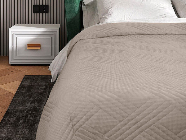 Изображение товара Покрывало Primavelle Velvet 240х260 / 251052426-02/10 (серо-бежевый)