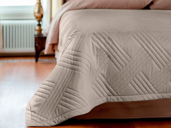 Изображение товара Покрывало Primavelle Velvet 240х260 / 251052426-02/10 (серо-бежевый)