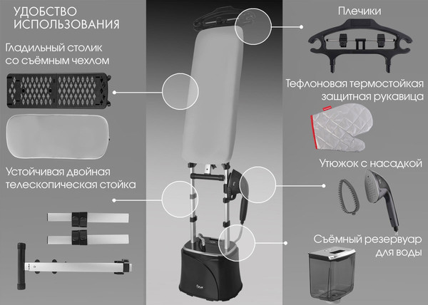 Изображение товара Отпариватель VLK Rimmini 8800 (черный)