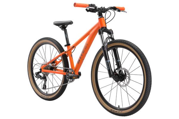 Изображение товара Велосипед STARK Rocket 24.2 D 2025 (оранжевый матовый/сине-серый)