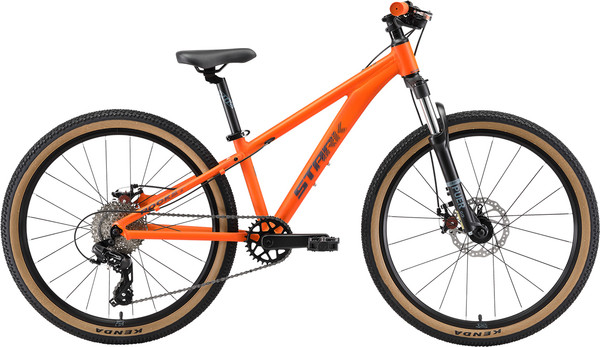 Изображение товара Велосипед STARK Rocket 24.2 D 2025 (оранжевый матовый/сине-серый)