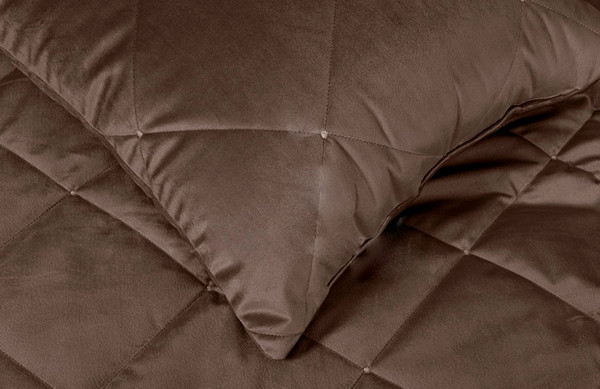 Изображение товара Покрывало Primavelle Velluto 240х260 / 2510126-06 (коричневый)