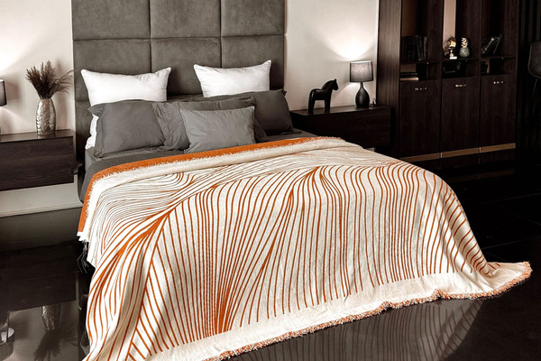 Изображение товара Покрывало Primavelle Tangle 180х220 / 251041823-44 (терракотовый)