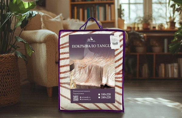 Изображение товара Покрывало Primavelle Tangle 180х220 / 251041823-44 (терракотовый)