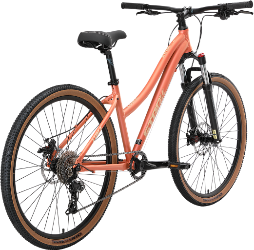 Изображение товара Велосипед STARK Luna 27.1 D 2025 (16, коралловый матовый/персиковый, разобранный, в коробке)