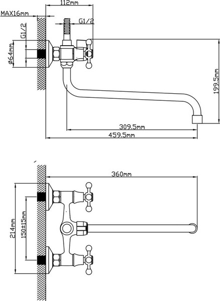 Изображение товара Смеситель AV Engineering AVROL7-D21