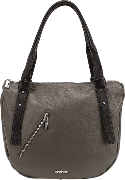 Изображение товара Сумка Poshete 892-H8507H-GBK (серый/черный)