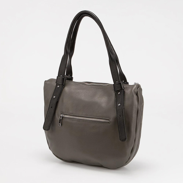 Изображение товара Сумка Poshete 892-H8507H-GBK (серый/черный)