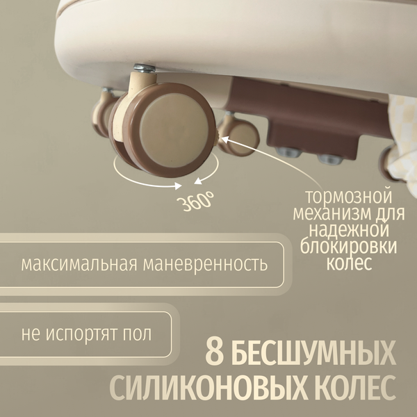 Изображение товара Стульчик для кормления Bubago William / BG 193-3 (мокко)