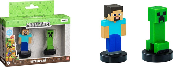 Изображение товара Набор фигурок коллекционных Minecraft Стив и Крипер / MC5015B (2шт)