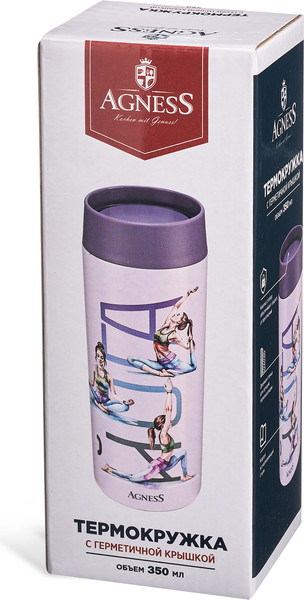 Изображение товара Термокружка Agness Yoga 798-114