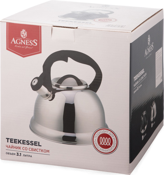 Изображение товара Чайник со свистком Agness 937-035