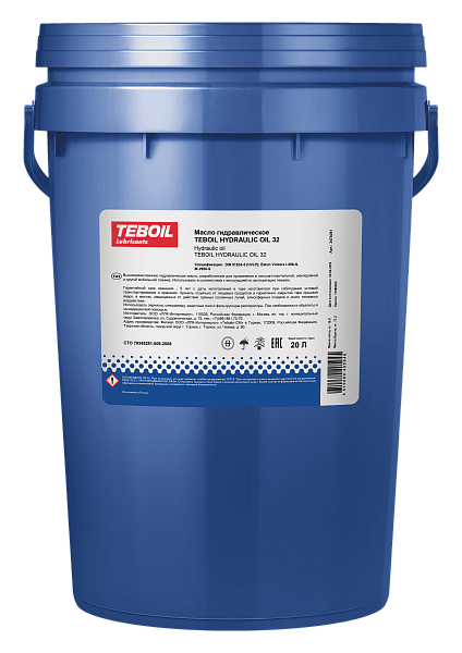 Изображение товара Индустриальное масло Teboil Hydraulic Oil 32 / 2279507 (16.9кг)