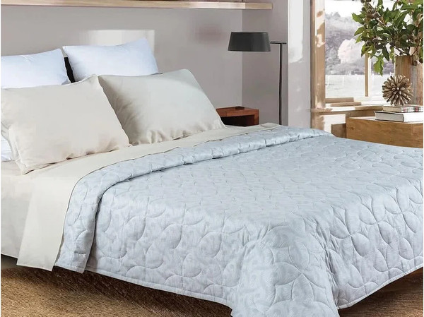 Изображение товара Покрывало Primavelle Organic Cotton 200х220 / 25004722-04 (серо-голубой)