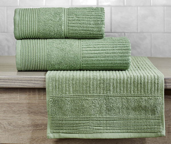 Изображение товара Полотенце Подушкино Махровое Вита 34х70 / 4503470-22 (зеленый)
