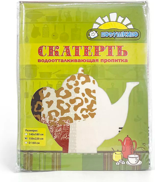 Изображение товара Скатерть Подушкино С водоотталкивающей пропиткой D160 / 619d160-44et (этника)