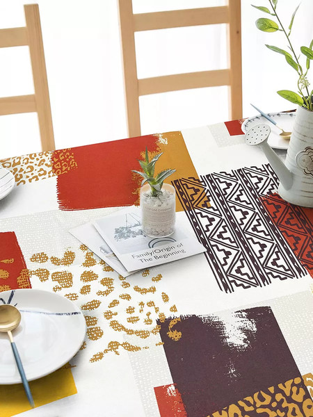 Изображение товара Скатерть Подушкино С водоотталкивающей пропиткой 150х220 / 6191522-44et (этника)