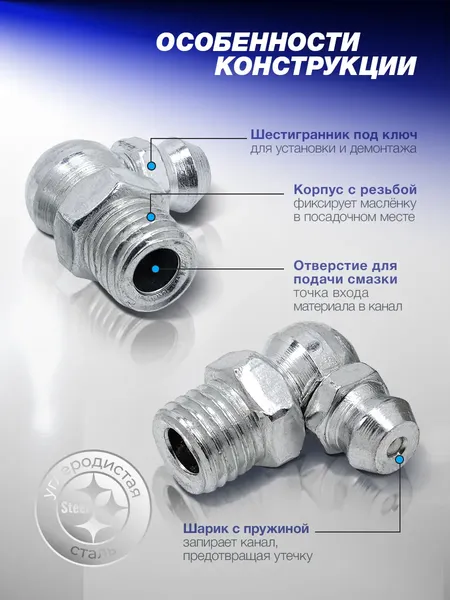 Изображение товара Пресс-масленки Forsage F-GN-01-90-10MM (57023)