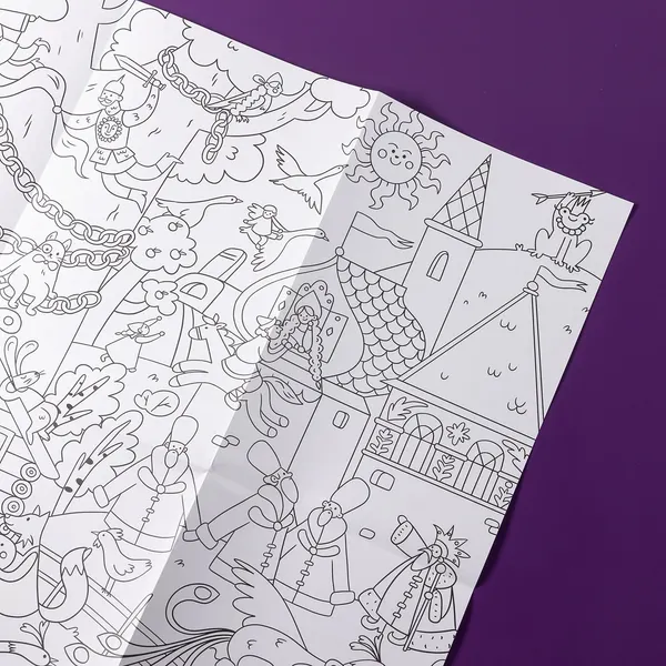 Изображение товара Плакат-раскраска Альпина Сказки (Прокофьева Анна 9785006306394)