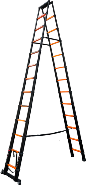 Изображение товара Телескопическая лестница ISMA ISMA-UP380-2 (62696)