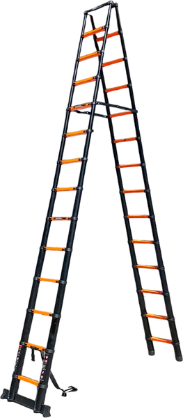 Изображение товара Телескопическая лестница ISMA ISMA-UP410-2 (62697)