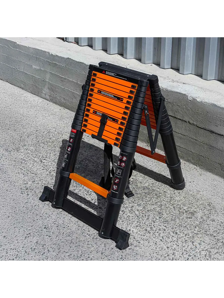 Изображение товара Телескопическая лестница ISMA ISMA-UP410-2 (62697)