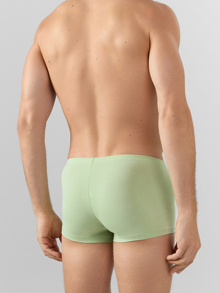 Изображение товара Комплект мужских трусов Mark Formelle 411122-3 (р.106-116, светло-зеленый/зеленый лед/птицы на зеленом)