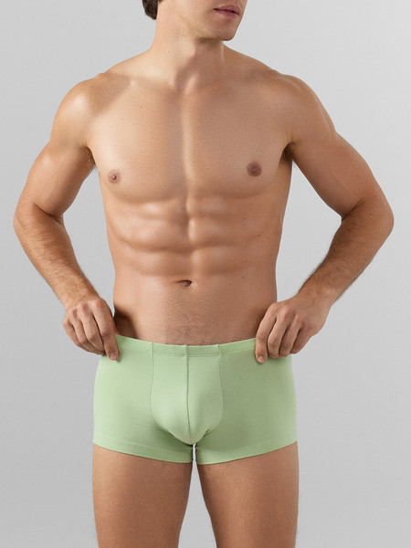 Изображение товара Комплект мужских трусов Mark Formelle 411122-3 (р.106-116, светло-зеленый/зеленый лед/птицы на зеленом)