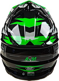 Изображение товара Мотошлем AiM JK803S / 803-017-XL (XL, зеленый/черный)