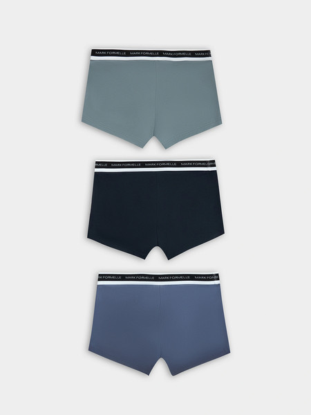 Изображение товара Комплект мужских трусов Mark Formelle 411124-3 (р.98-108, бриз/темное небо/темно-синий-1)