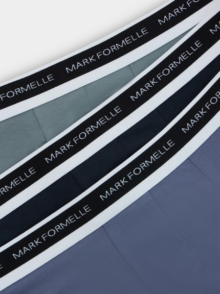 Изображение товара Комплект мужских трусов Mark Formelle 411124-3 (р.98-108, бриз/темное небо/темно-синий-1)