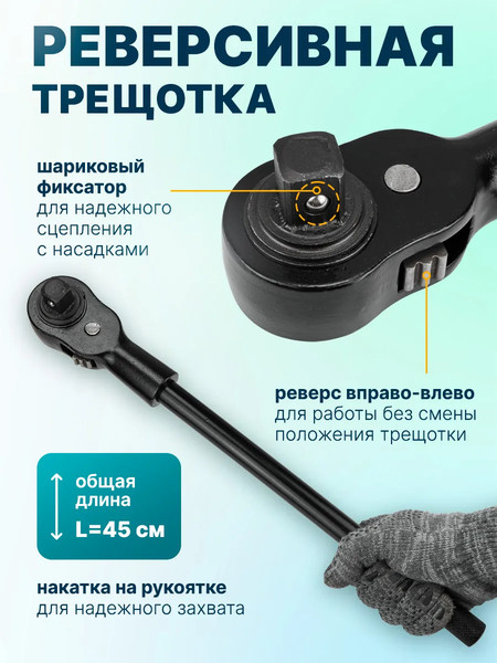 Изображение товара Универсальный набор инструментов ILOforce IF-6143-9MPB (62526)